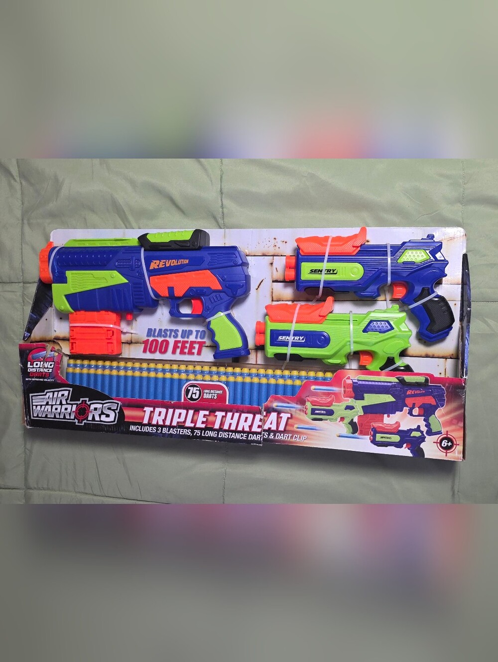 Air Warriors Triple Threat Foam Dart Shooters